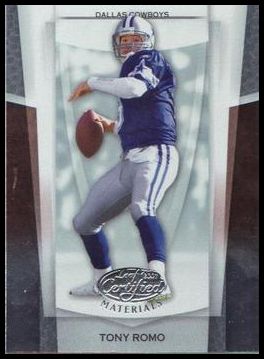 2007 Leaf Certified Materials 1 Tony Romo